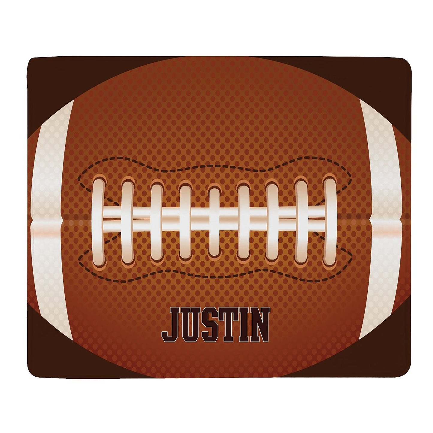 Sports Design Plush Blanket Plush Minky Personalized Baby Name Blanket