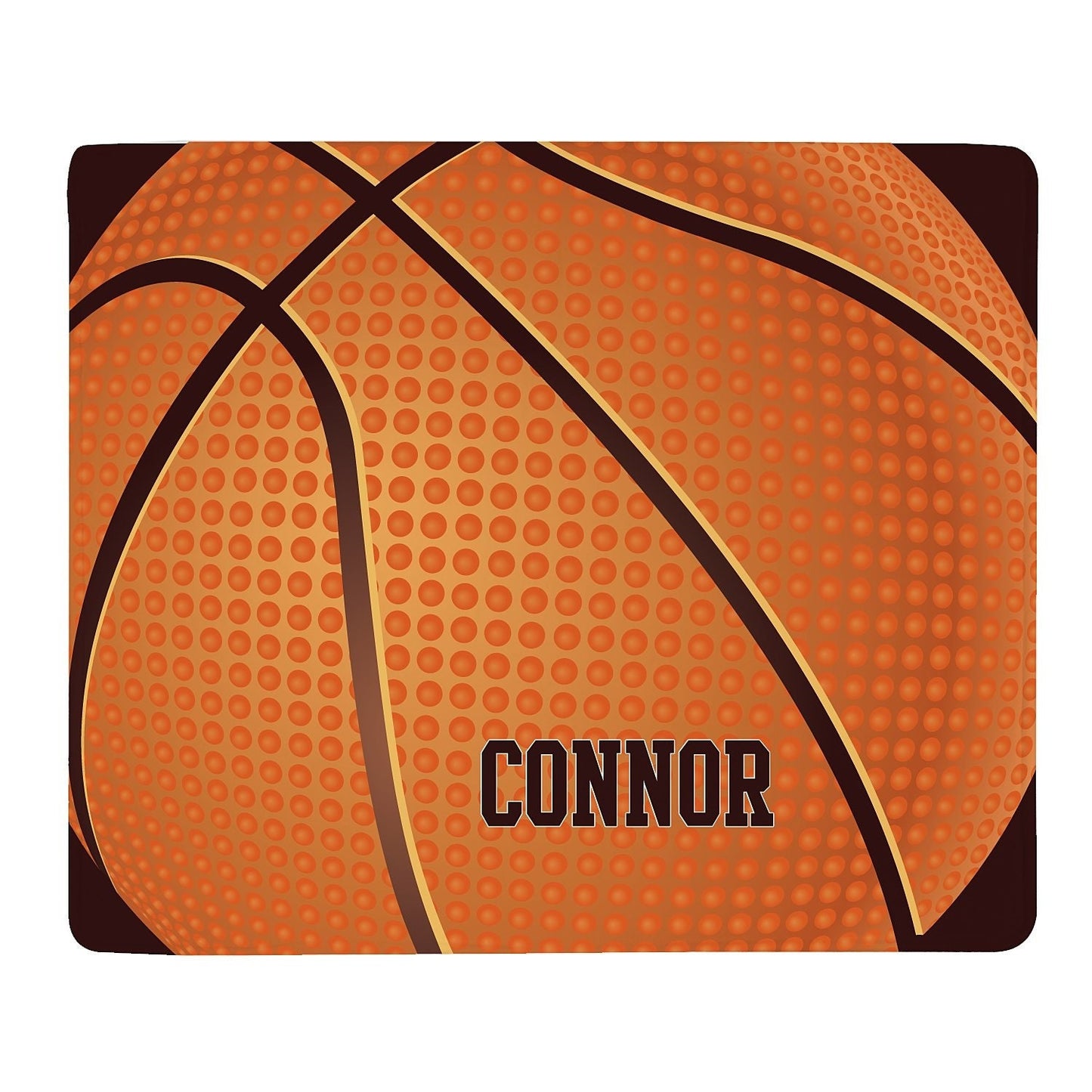 Sports Design Plush Blanket Plush Minky Personalized Baby Name Blanket