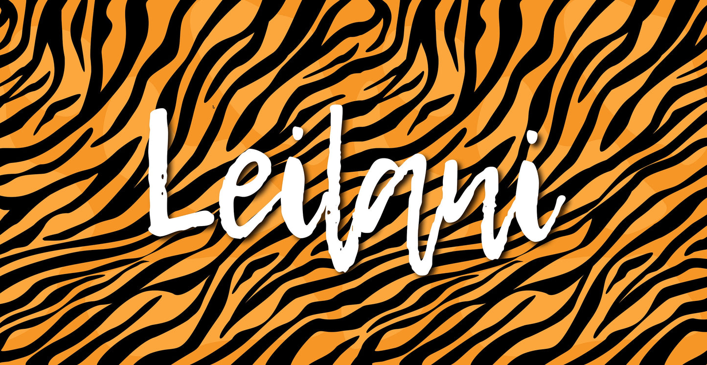 Animal Print Style Personalized Beach Towel Personalized Name Bath Towel Custom Pool Towel Beach Towel With Name Outside Birthday Gift