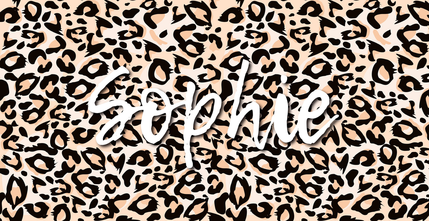 Animal Print Style Personalized Beach Towel Personalized Name Bath Towel Custom Pool Towel Beach Towel With Name Outside Birthday Gift