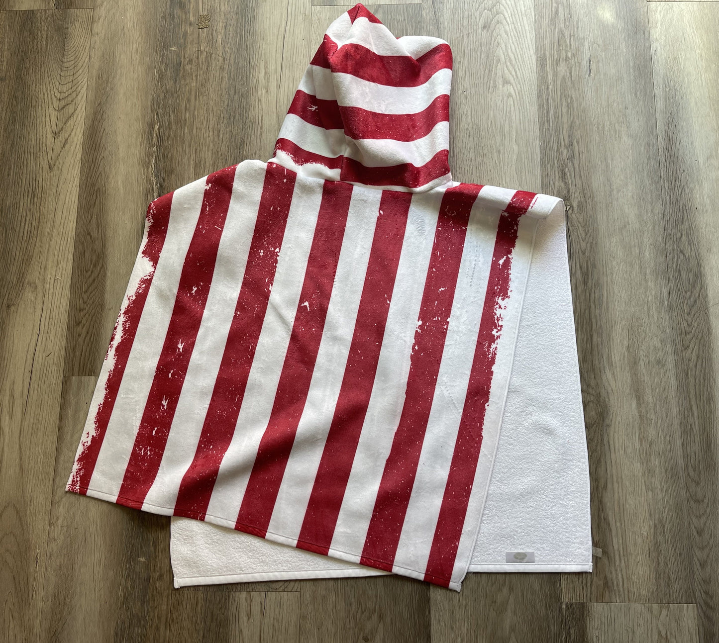 US Flag Kid’s Hooded Beach Poncho