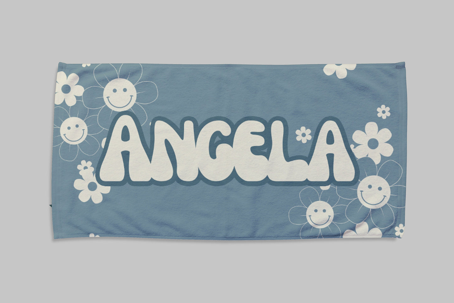 NEW Groovy Designs Personalized Beach Towel Personalized Name Bath Towel Custom Pool Towel Beach Towel Outside Birthday Vacation Gift
