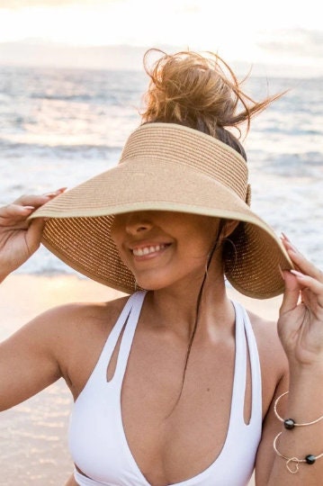 Foldable Bow Stripe Visor