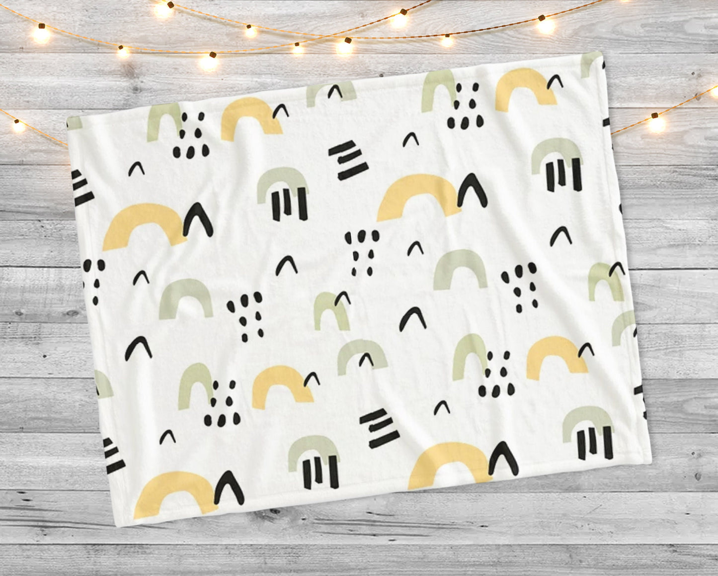 New hand-drawn design with childish pattern blanket