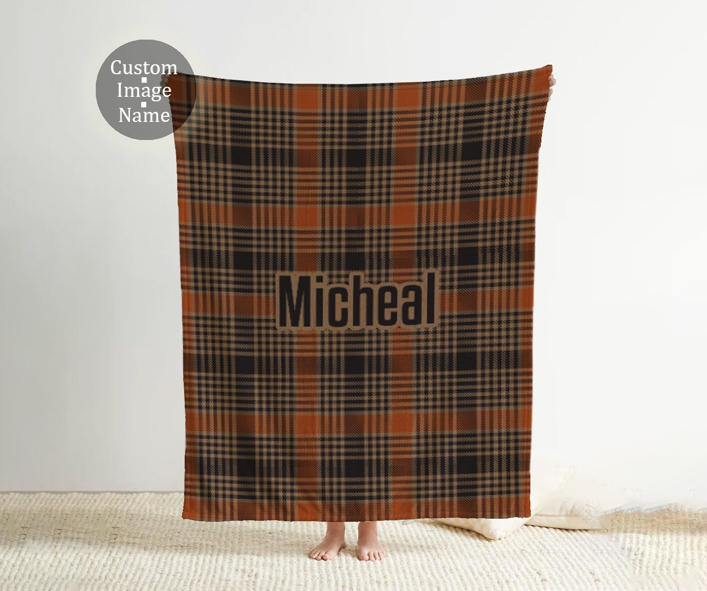 Personalized Design style blanket with Name, Custom blanket gift, Birthday Anniversary Gift