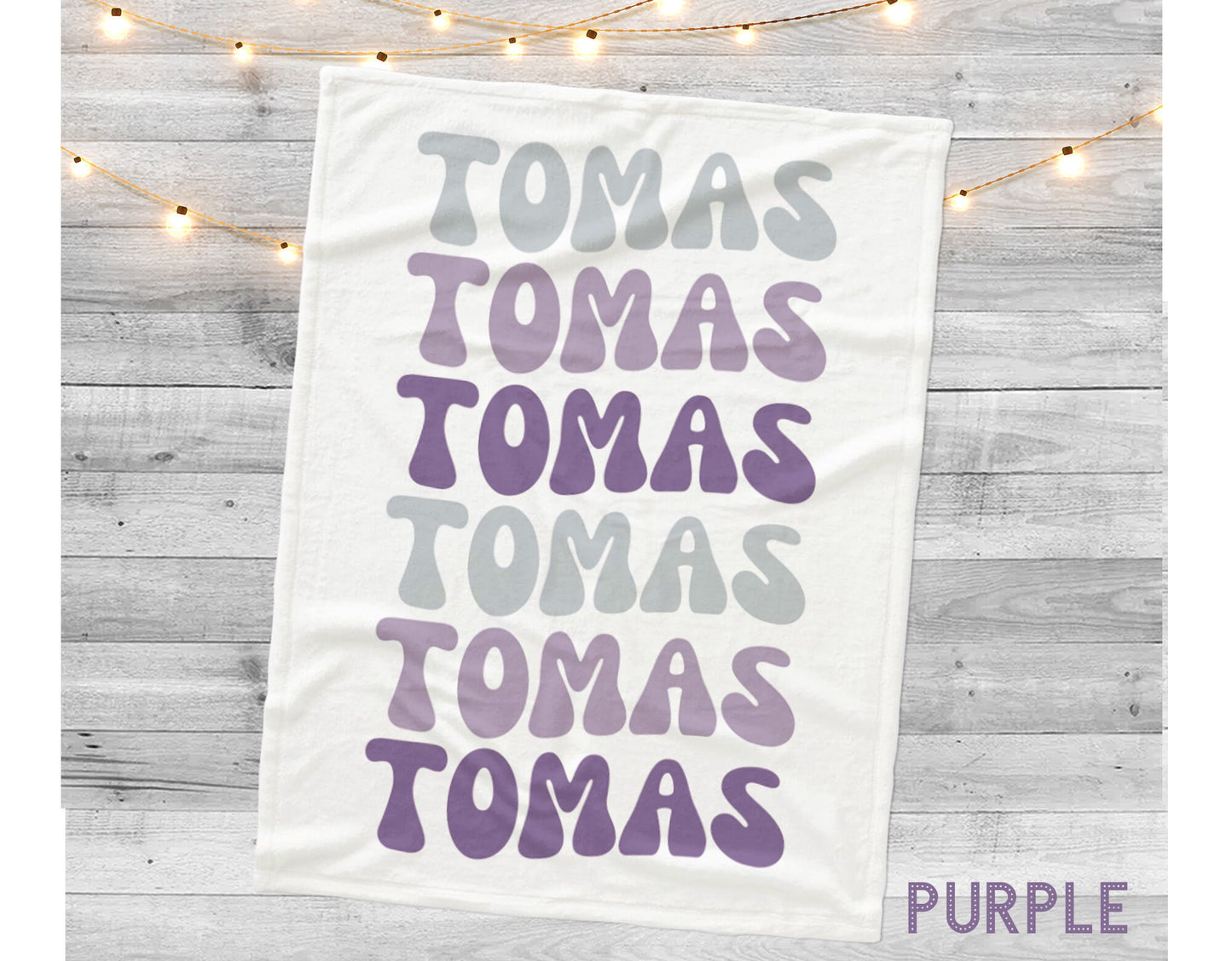 Repeat Name personalized blanket, Minky or Sherpa custom blanket, Baby blanket, birthday gift idea