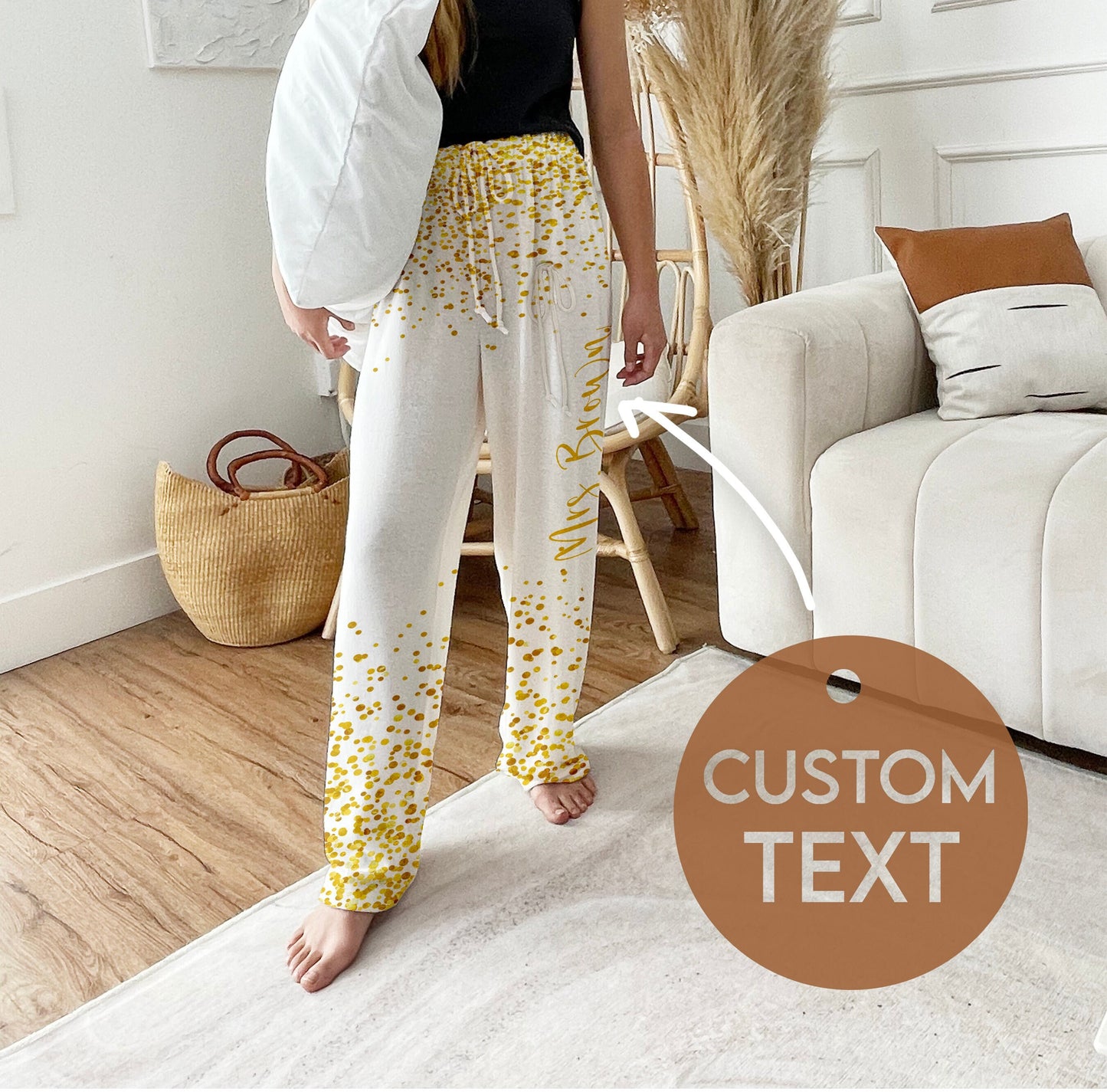 Custom Pajama Bride Jogger Gift for Bride to Be Holiday Gift Ideas for Bride Bride Gift Bridal Shower Gift