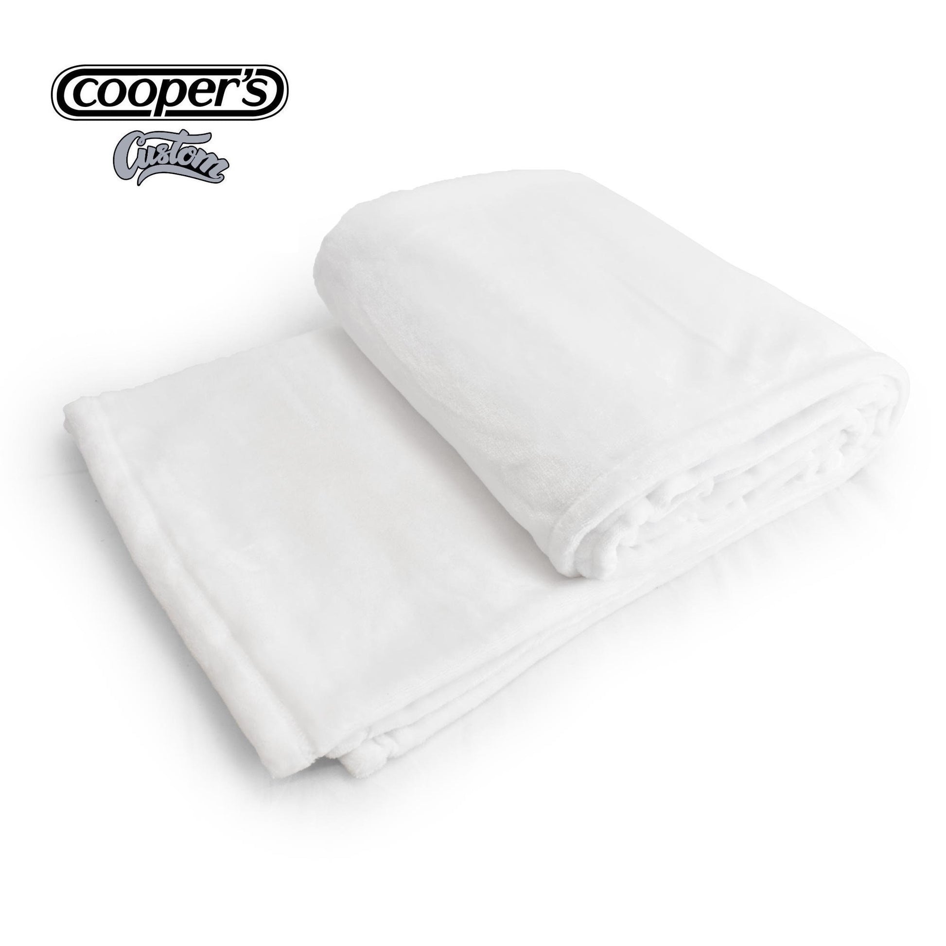 Thickened Fleece Blanket - Polyester - White - Colorful - ApolloBox