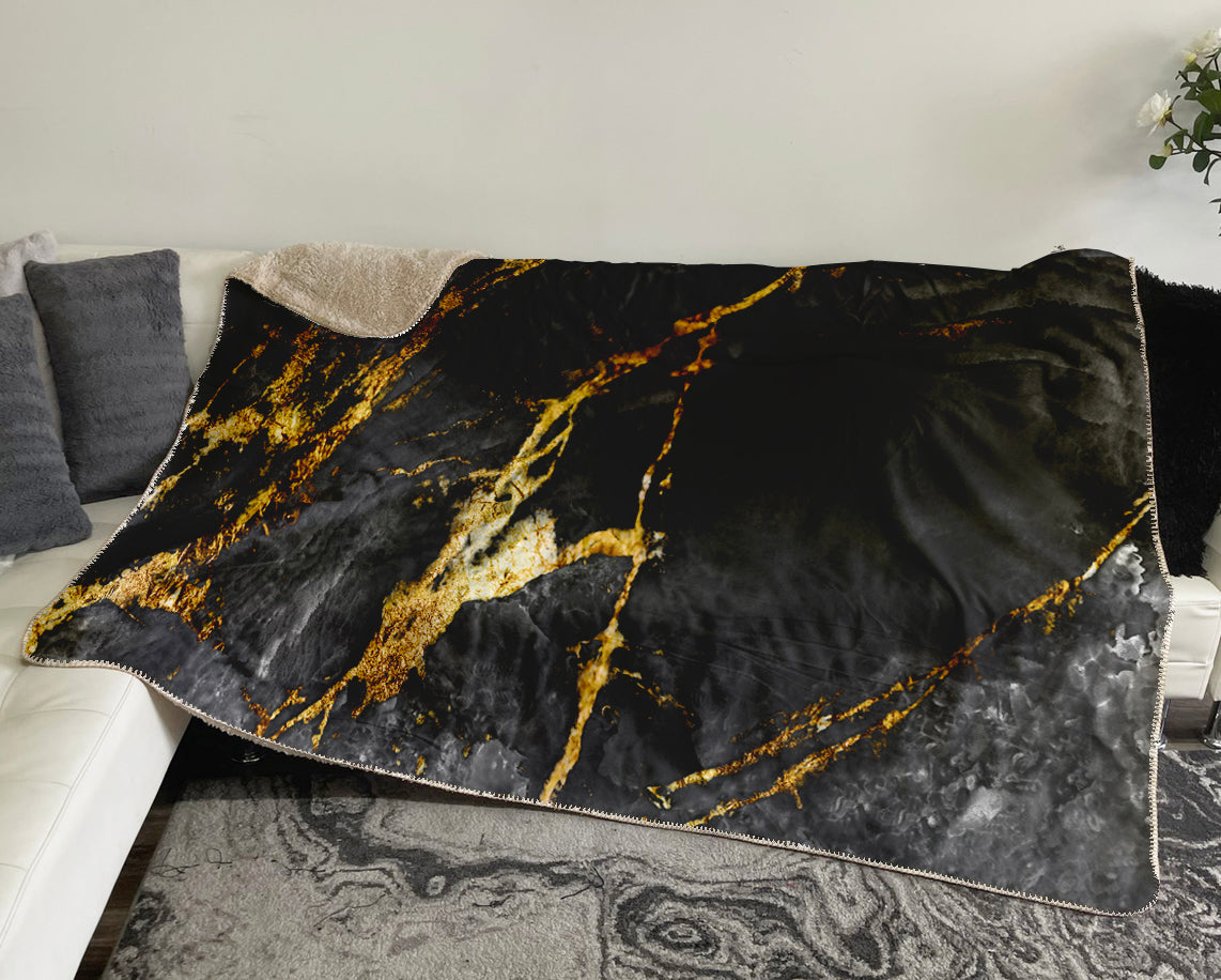 Black 2025 marble blanket